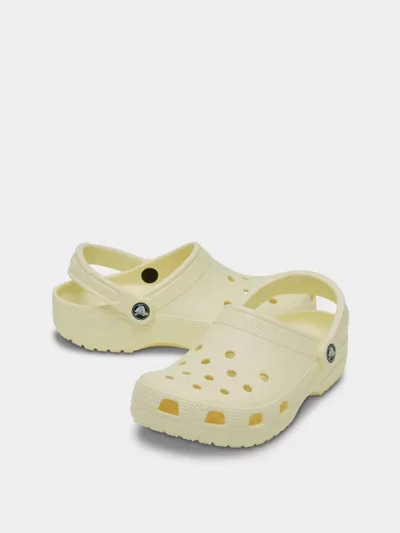 Классические сабо Crocs желтые