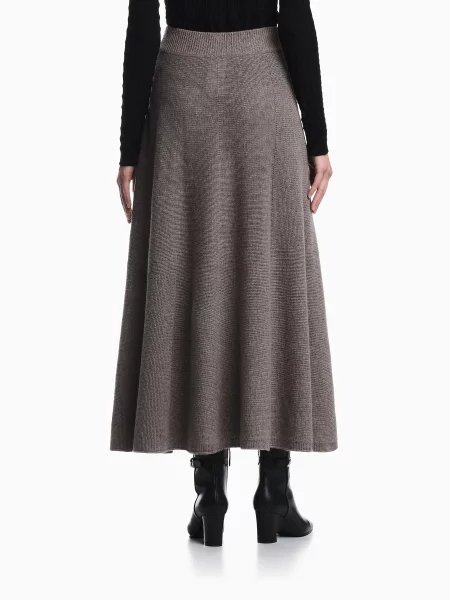 Юбка макси Emporio Armani коричневая