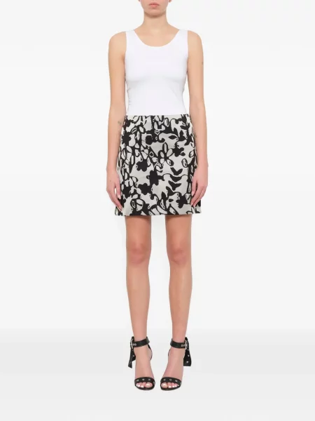 Fusta mini Lanvin cu imagine cu imprimeu abstract