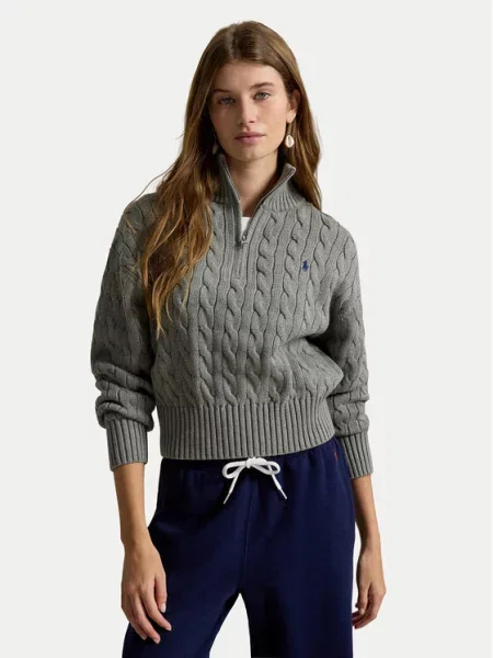Polo Ralph Lauren Sweter szary