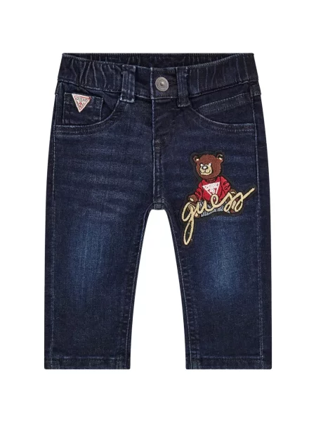 Jeansy dziecięce Guess niebieskie