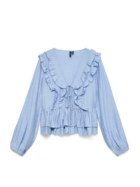 VERO MODA Bluza VMZOEY svijetloplava