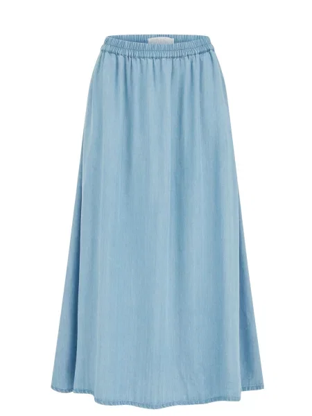 WE Fashion Fustă deschis albastru
