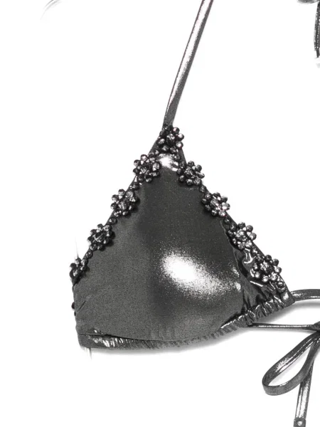 Bikini Agent Provocateur w kwiatki czarny