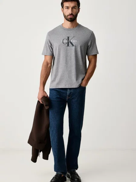 Calvin Klein Jeans kratka majica siva