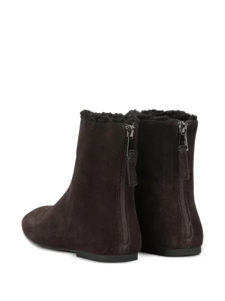 Botine Strategia Shoes din piele de căprioară maro