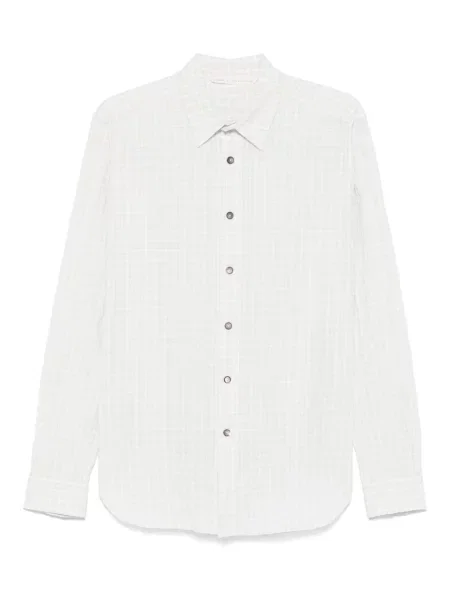 Cămașă Forme D'expression în carouri alb