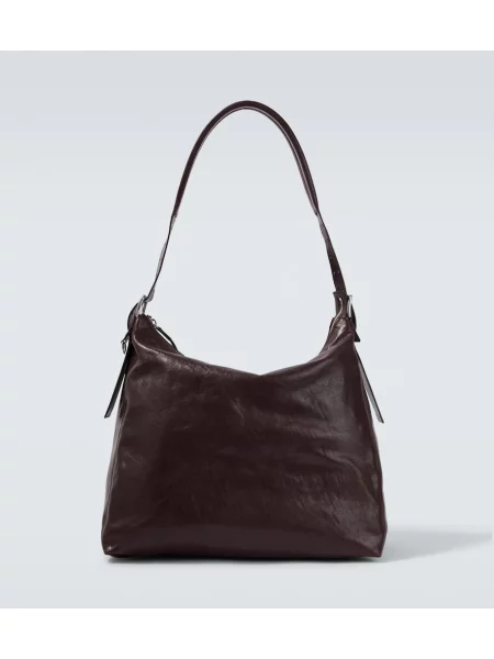 Geantă Lemaire din piele bordo