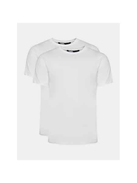 Polo majica Karl Lagerfeld bela