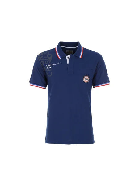 Tricou polo copii Degré Celsius albastru
