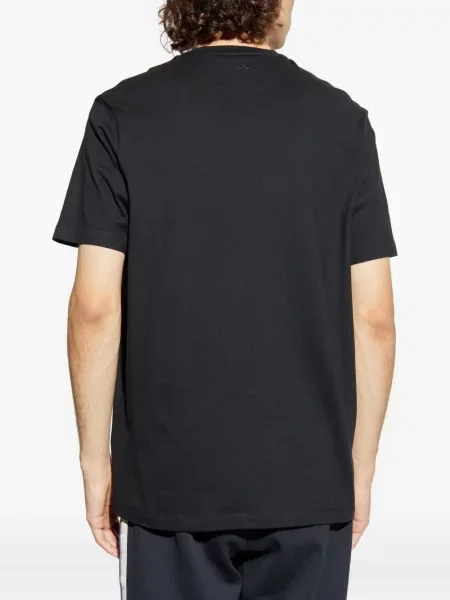 Tricou Paul & Shark cu broderie negru