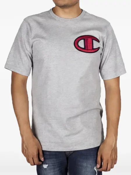 Tricou Champion cu autograf gri