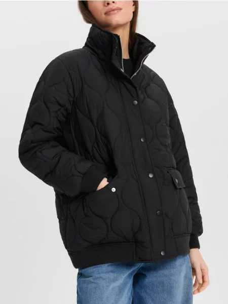 Куртка бомбер чорний