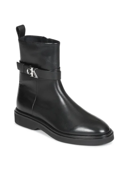 Calvin Klein Cizme glezne negru