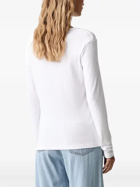 Tricou Munthe cu broderie alb