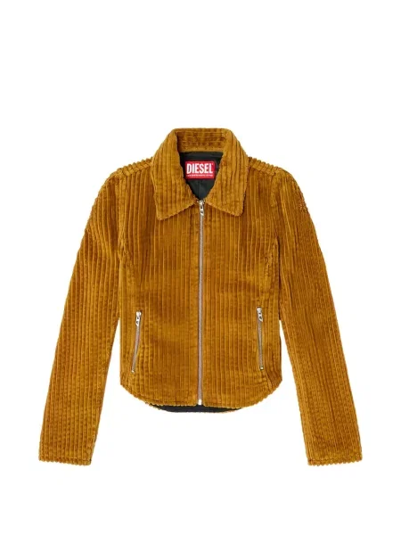 Geacă Diesel de catifea cord maro