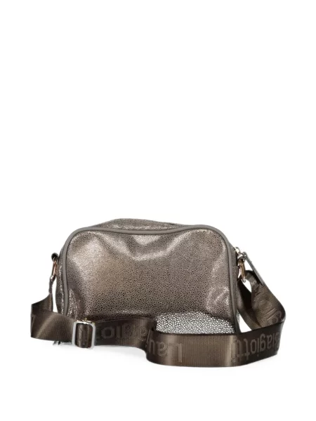 Crossbody táska Laura Biagiotti autogrammal szürke
