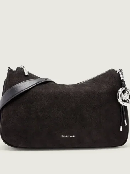 Michael Kors De piele geantă pe umăr NOLITA negru
