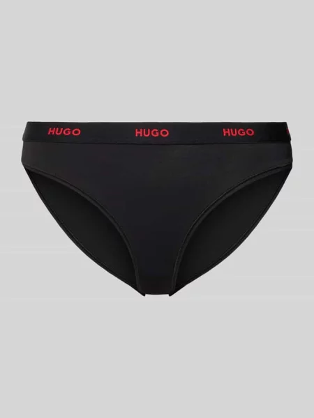 Figi z mieszanki bawełny model ‘HUGO ID BRIEF’ czarne