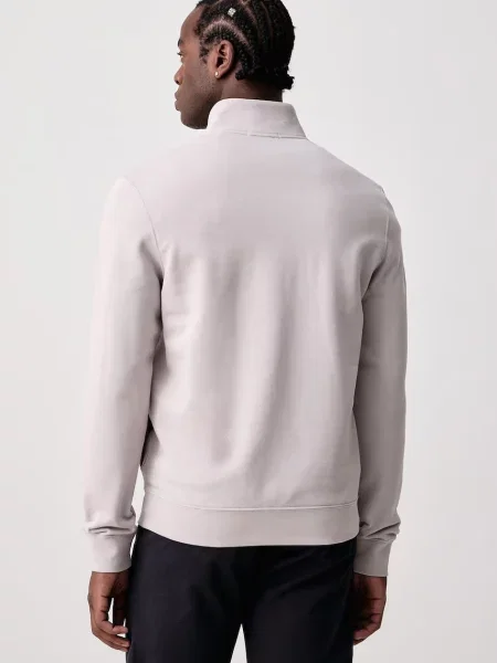 Calvin Klein melegítőfelső férfi pamuttal bézs