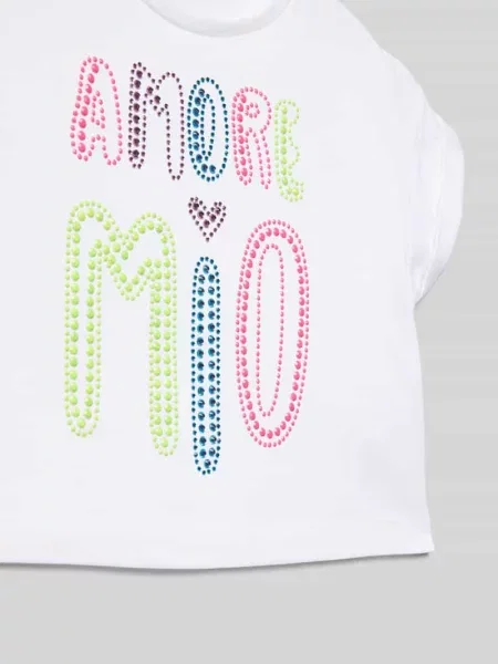 T-shirt z nadrukowanym motywem Billieblush biała