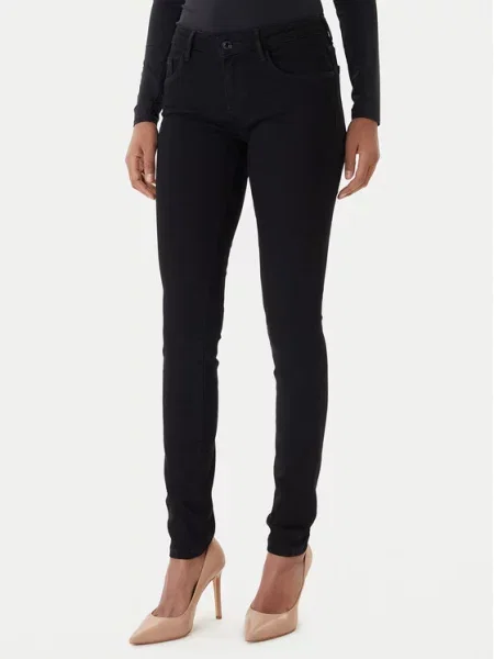 Guess Jeansy Annette Skinny Fit czarny