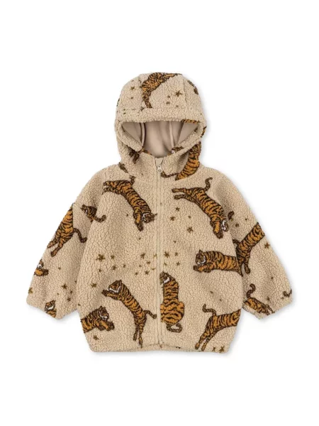 Konges Sløjd куртка дитяча JODY TEDDY HOODIE GRS