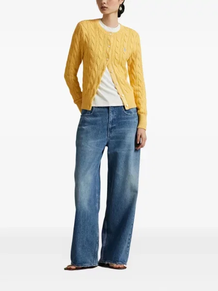 Căciulă Polo Ralph Lauren cu broderie tricotate de costum albastru