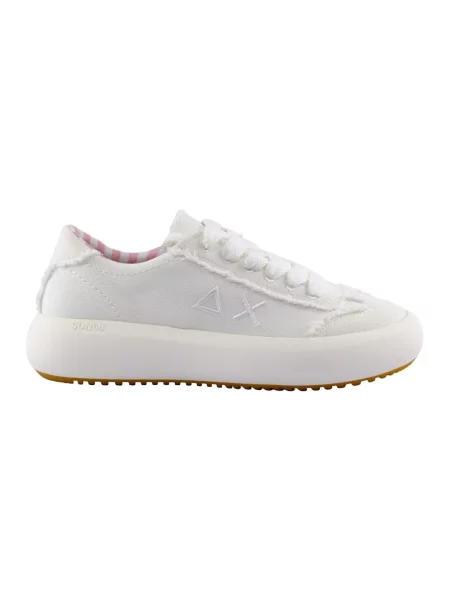 Sneakersy Sun68 białe