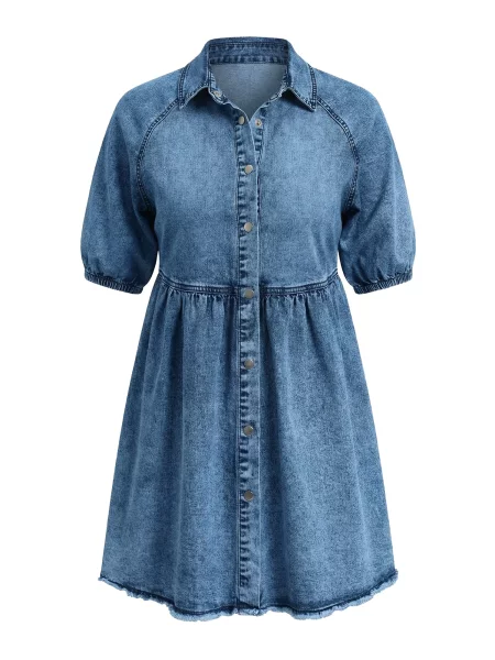 Imily Bela Rochie denim albastru