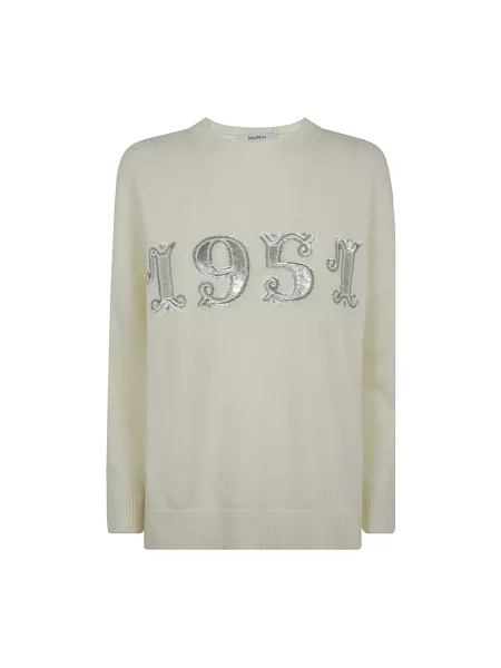 Sweter Max Mara biały