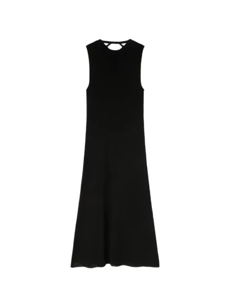 Rochie midi Retori tricotate negru