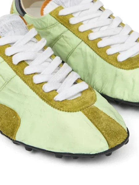 Sneakerși Maison Margiela cu șireturi din dantelă verde