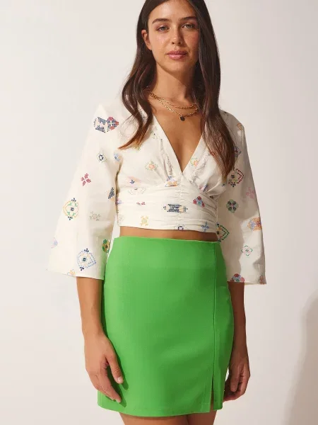 Fustă Happiness İstanbul verde