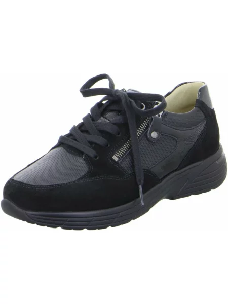 Sneakersy Hartjes skórzane czarne