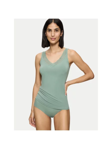 Triumph Top Feel Of Modal Slim Fit zelena