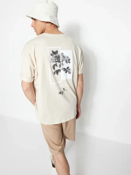Tricou Trendyol cu imagine alb