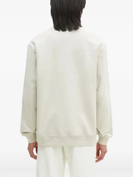 Hanorac cu glugă Adidas cu broderie verde
