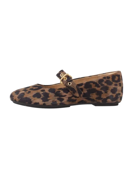 Pantofi Fitflop din piele de căprioară cu model leopard
