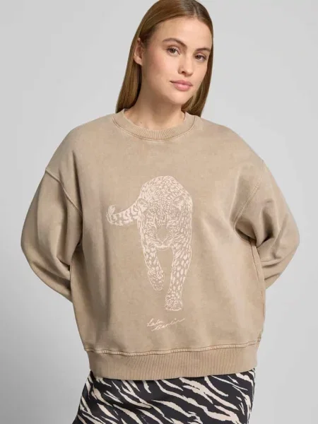 Oversized bluza z nadruk z motywem Lala Berlin