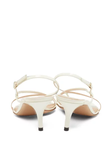 Sandale Gianvito Rossi slingback alb