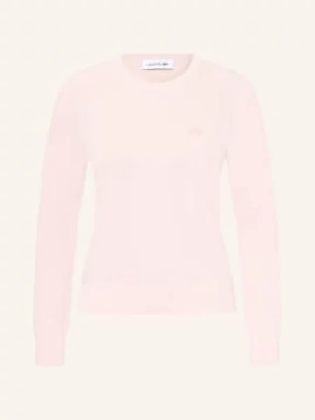 Lacoste Svetr světle růžová