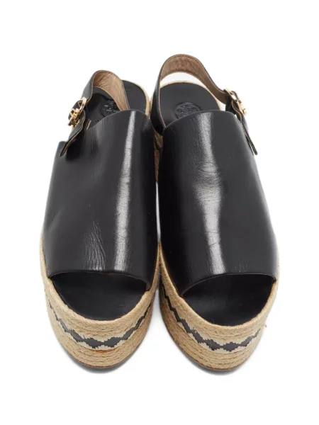 Sandale Tory Burch cu platformă negru