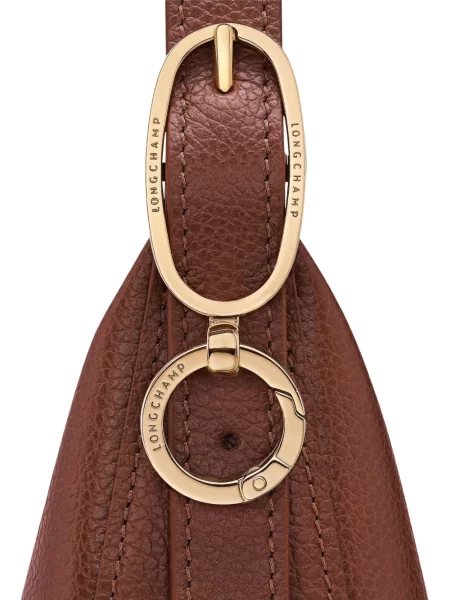 Geanta de piele Longchamp din piele maro