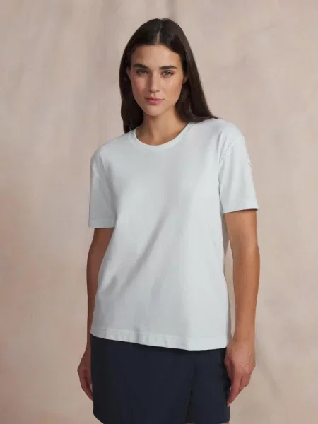 T-shirt TBS Greige w kolorze niebieskim niebieska