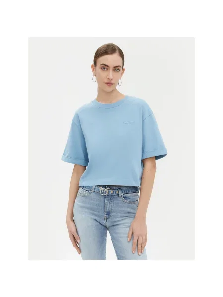 PINKO Majica Regular Fit modra