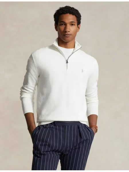 POLO RALPH LAUREN Pulover alb