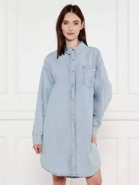 Calvin Klein Jeans De blugi rochie | cu adaos de in albastru