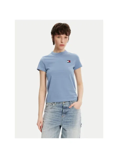 Majica Tommy Jeans modra