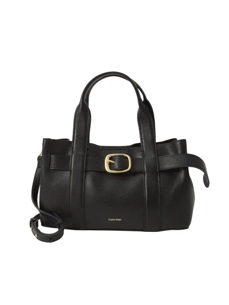 Geanta crossbody Calvin Klein cu cataramă cu bretele mini negru